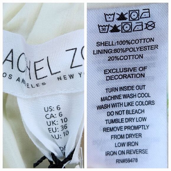 🔸️NWT Rachel Zoe Floral & Pineapple Print Maxi Skirt Size 6 - Picture 11 of 11